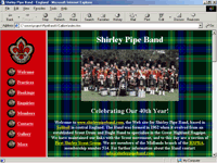 Shirley Pipe Band
